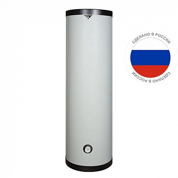 Бойлер косвенного нагрева STRATTOS Classic 220 (250L) с фланцем под ТЭН White T (термометр) SLIM