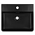 Раковина накладная Azario 500х420х120 прямоугольная, черный матовый (AZ-2173-S-MB)