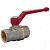 Шаровый кран полнопроходной с внутренней резьбой  Ду 15 UNI ISO 228