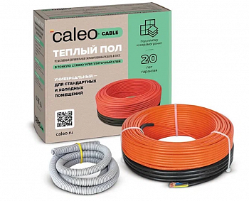 Нагревательная секция для теплого пола CALEO CABLE 18W-80, 7.2-11 м2