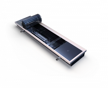 Конвектор Vitron c принудительной конвекцией c вентилятором 24В (глубина 90мм, ширина 400мм, длина 2